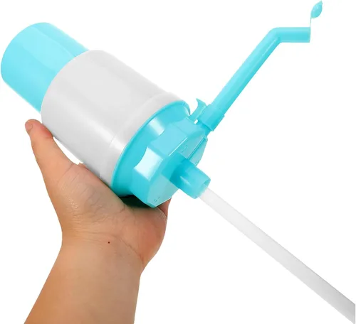 Miniatura 8 de jojofuny Bomba dispensadora de agua manual para botella de 1 galón, bomba de agua ligera portátil para acampar al aire libre, uso en casa y oficina