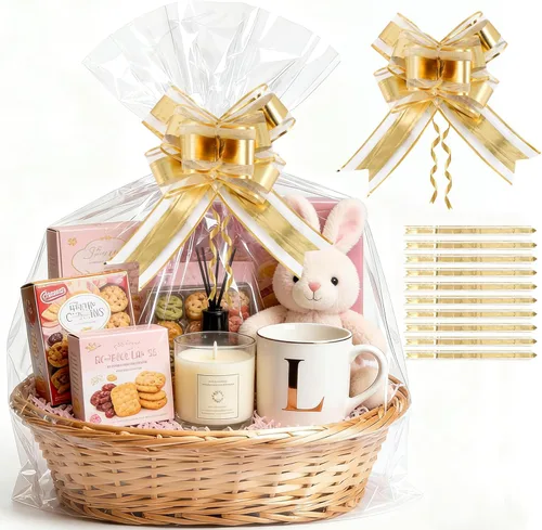 Miniatura 18 de 50 bolsas de celofán transparentes planas de 7" x 12" (A:17.8*A:30.4 cm), bolsas de celofán de polietileno de 2.8 mils para envolver regalos