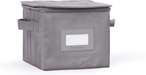 Miniatura 33 de Covermates Keepsakes - Juego de cajas de almacenamiento con cierre de cremallera, paquete de 3 cubos organizadores de poliéster resistente, diseño