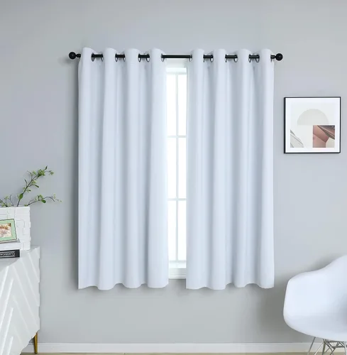 Miniatura 23 de INLINAS Cortinas opacas para dormitorio, aislamiento térmico, reducción de ruido, juego de 2 paneles de ahorro de energía, beige, 42 pulgadas