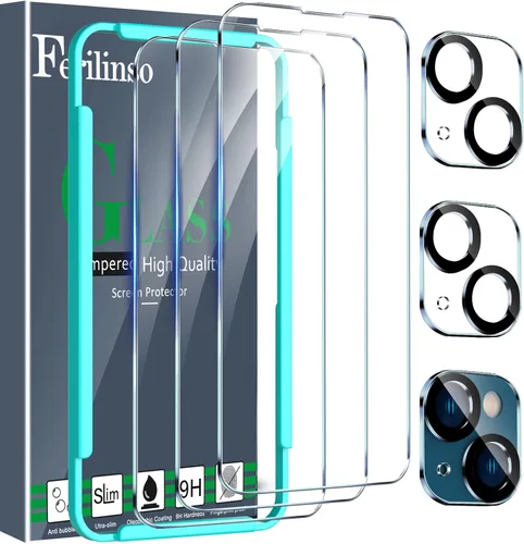 Miniatura 11 de Ferilinso Paquete de 6 Protectores de Lente de Cámara para Accesorios de iPhone 17 Pro, Compatible con Fundas de Teléfono, Cubierta de Vidrio