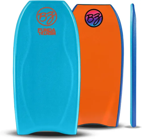 BZ Bodyboards - Bodyboard fundamental - Pilotos avanzados - Zero-G Polypro Core - Surlyn Slick - Cubierta de celda H de 8 libras - Cola creciente -