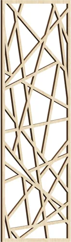 Miniatura 121 de Conway Paneles de pared decorativos de madera con calado, 9 3/8 pulgadas de ancho x 24 3/8 pulgadas de alto x 1/4 de alto, aliso