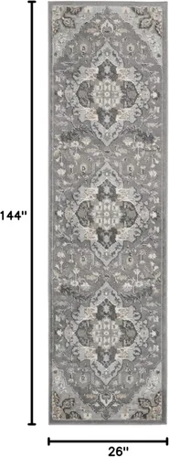 Miniatura 2 de Nourison Home Elation - Alfombra de 2 pies 2 pulgadas x 12 pies, fácil de limpiar, no se desprende, para dormitorio, sala de estar, comedor y cocina