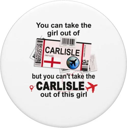 Miniatura 3 de Carlisle Girl - Carlisle Boarding Pass - Carlisle PopSockets Swappable PopGrip