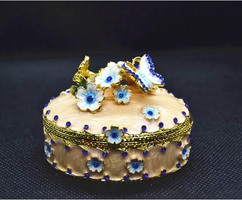 Miniatura 6 de Aelidiya - Joyero decorativo con diseño de mariposas para decoración del hogar