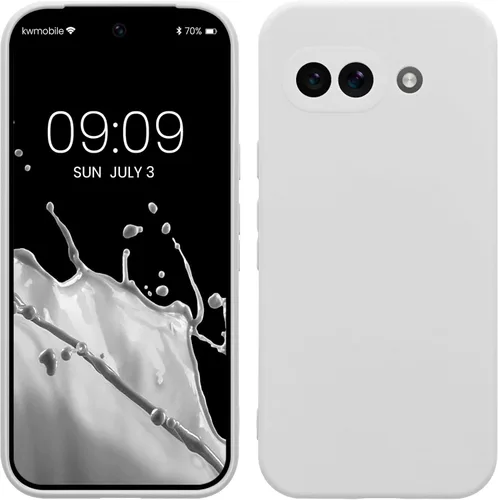 Miniatura 199 de kwmobile Funda compatible con Google Pixel 9 Pro - Funda protectora delgada de TPU para teléfono - Acabado mate suave - Negro mate