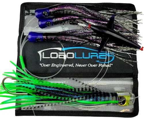 Miniatura 12 de Lobo Lures #200 Pelagic Magic Skipjack Hybrid Daisy Chain Marlin & Atún Trolling Señuelo Uretano Hecho en Estados Unidos