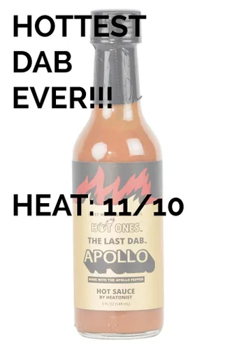 Miniatura 3 de Hot Ones The Last Dab Apollo - Salsa picante hecha con ingredientes naturales y sabores extra picantes, la única salsa picante en el mundo hecha