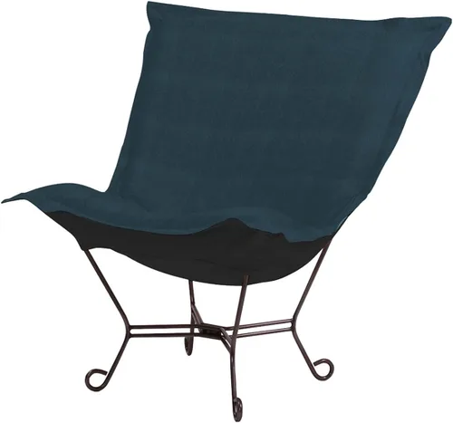 Miniatura 99 de Howard Elliott Collection Avanti Pecan - Silla de asiento oscilante con funda, silla multiusos de mariposa con marco de titanio, muebles de patio
