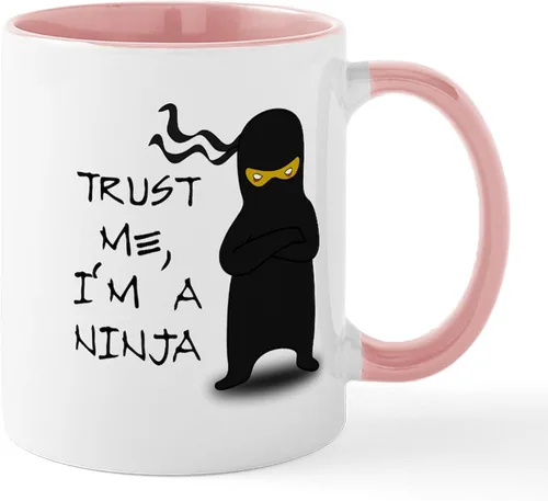 Miniatura 112 de CafePress Ascii - Taza de café de cerámica, taza de té, 11 onzas