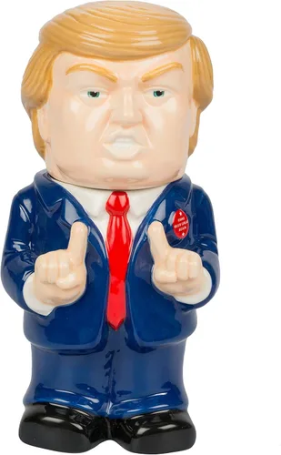 Miniatura 4 de SCS Direct Donald XL - Figura de cerámica 3-D de 22 onzas, Stein con tapa de peltre, con tapa de peltre, This Stein Trubps all!- Regalo republicano