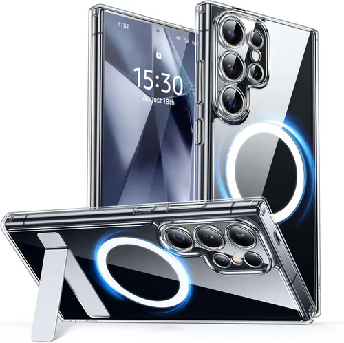 Miniatura 87 de CANSHN Funda diseñada para Samsung Galaxy A16-5G [protección completa de la cámara] [compatible con Magsafe] funda protectora trasera translúcida