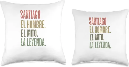 Miniatura 3 de SANTIAGO - El Hombre El Mito La Leyenda Nombre - Throw Pillow