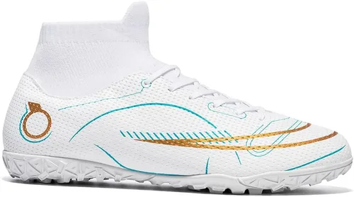 Miniatura 3 de JIEBUNIAO Botas de fútbol para hombre, zapatos de fútbol profesionales de alta calidad, para interiores y exteriores, cómodos tenis atléticos