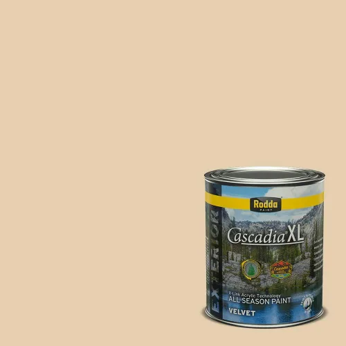 Miniatura 3 de Rodda Paint CASCADIA XL - Pintura satinada e imprimación para exteriores en uno, cuarto de galón, Annabel
