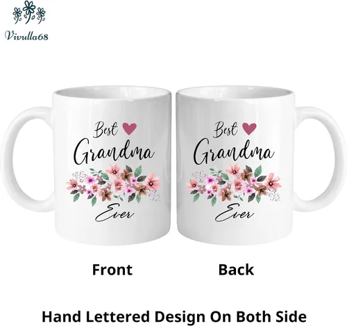 Miniatura 5 de Vivulla68 Mejor Taza de Café para la Mejor Abuela - Regalo Divertido Para Abuelas, Grammy, Abuelita, Nana, Gigi, Mimi, Mamaw - Regalo Genial Para