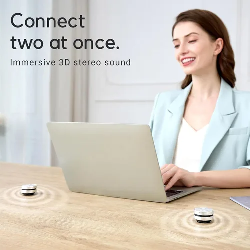 Miniatura 5 de Anything Speaker - Mini Bluetooth portátil - ¡Convierte cualquier cosa en un altavoz! Humbird inalámbrico de inducción de conducción ósea