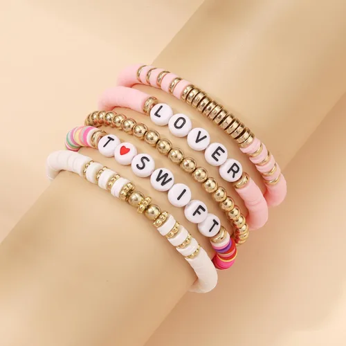 Miniatura 5 de TS Album - Pulsera inspirada en el álbum con tatuaje de mano, juego de pulseras de amistad para épocas musicales, regalos de joyería para mujeres