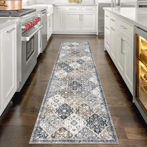 Miniatura 111 de KILOCOCO Alfombra de Pasillo 2x6, Alfombra de Pasillo Marroquí Súper Suave Lavable para Pasillo de Entrada, Alfombra de Cocina de Pasillo de Lana