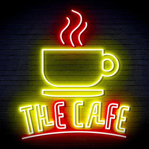 Miniatura 4 de ADVPRO Coffee – The Cafe Extra-Large Ultra-Bright LED Neon Sign - Blue & Red - st16s54-fn-j0026-br