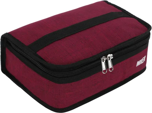 Miniatura 22 de MIER Lonchera pequeña para niños y adultos, compacta con aislamiento, mini hielera térmica portátil para viajes de trabajo, escuela, color azul Azul