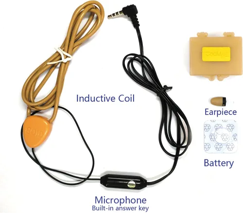Miniatura 2 de 108B Mini Hidden Spy Earphone Short Wireless Earpiece Headset/Wireless in-Ear Earpiece with Microphone/Covert Communication Receiver