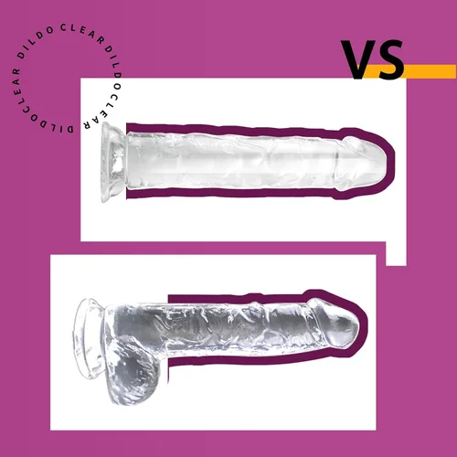Miniatura 5 de Consolador realista, consolador transparente de 7 pulgadas con base de ventosa fuerte, juguete sexual para adultos para mujeres