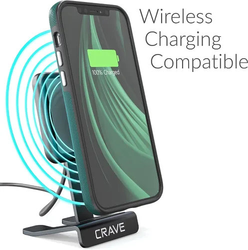 Miniatura 6 de Crave Funda para iPhone 12, iPhone 12 Pro, funda de protección dual para iPhone 12/12 Pro (6.1 pulgadas), color verde bosque