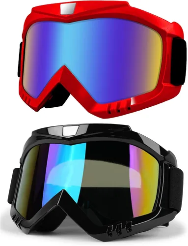Miniatura 13 de Gafas de Motocross – Gafas MX para ATV, Motocicleta, Snowboard, Dirtbike y Deportes de Motor – Antiniebla, UV400, Antiarañazos, A Prueba de Polvo