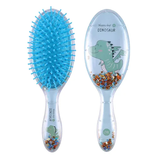 Miniatura 11 de Cepillo desenredante para niños de cabello rizado, elimina suavemente nudos y enredos con facilidad, sin dolor, para todo tipo de cabello, diseño