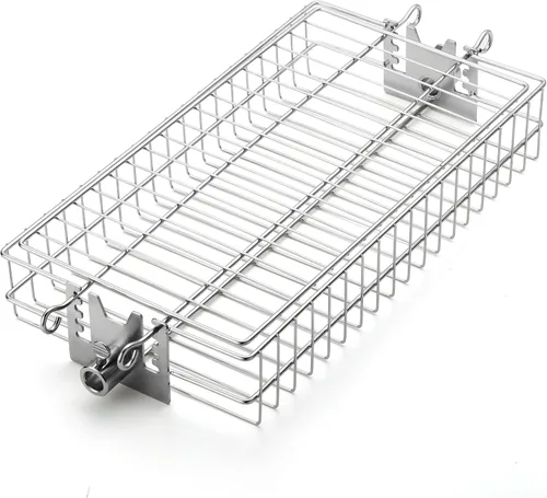Miniatura 7 de TURBRO Kit de Asador de Acero Inoxidable para Parrillas de Gas con Caja de Cocción de hasta 39'' - Incluye Motor Eléctrico de 4W, Varilla de Asador