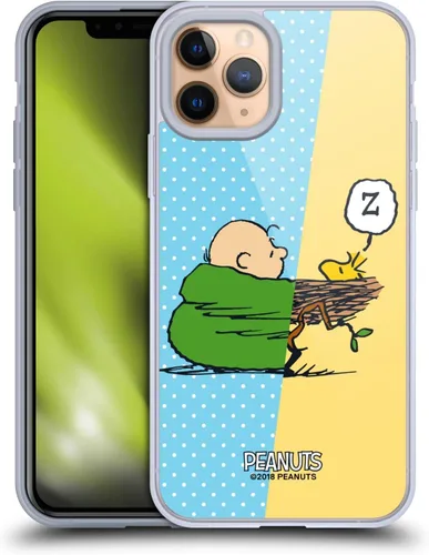 Miniatura 247 de Head Case Designs Funda de gel con licencia oficial de Peanuts Snoopy & Woodstock Halfs and Laughs [protección de grado militar] compatible