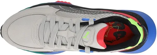Miniatura 4 de PUMA Wild Rider Dazed - Tenis casuales para hombre color gris