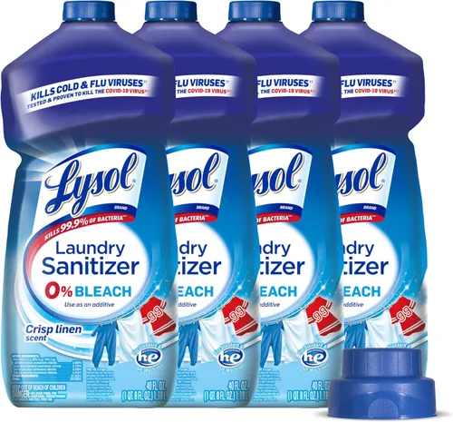 Miniatura 14 de Lysol Aditivo desinfectante para ropa con olores persistentes, líquido desinfectante para ropa de gimnasio y ropa deportiva, 0% lejía, elimina