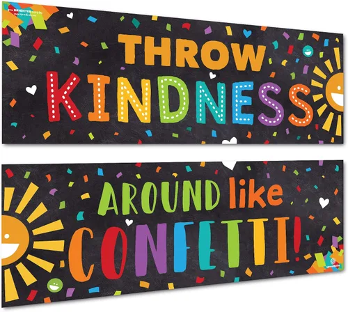 Miniatura 8 de Sproutbrite Carteles educativos de juego y aprendizaje de 13.5 x 39 pulgadas, 2 carteles de profesores, carteles motivacionales para el aula
