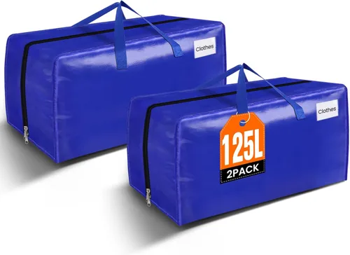Miniatura 13 de BlissTotes Bolsas de mudanza, suministros de mudanza resistentes y bolsas de almacenamiento, bolsas de embalaje extragrandes, cajas con bolsillos