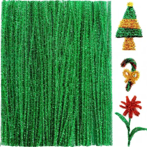 Miniatura 20 de Praisebank Limpiapipas marrones para manualidades, 200 piezas, tallos de felpilla para proyectos de bricolaje, suministros de arte y manualidades