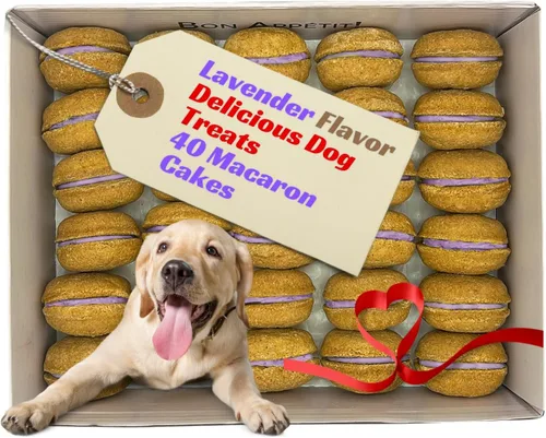 Miniatura 24 de Bonne et Filou Golosinas para perros, pasteles de mantequilla de maní, regalo de cumpleaños para perros de raza mediana a grande – Pasteles