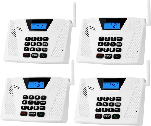 Intercomunicadores inalámbricos para el hogar actualizados, intercomunicador manos libres de 5300 pies, intercomunicadores bidireccionales en tiempo