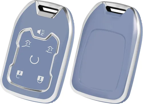 Miniatura 15 de Funda para llavero de automóvil compatible con GMC, funda para llavero compatible con Chevy Suburban Silverado GMC Sierra Terrain Acadia 1500 2500HD