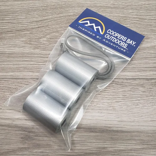 Miniatura 5 de Mini cinta adhesiva – Rollos de bolsillo resistentes para camping, viajes, medicina, ciclismo, vehículo, etc. – Paquete de 3 – 2 pulgadas de ancho x