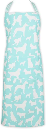 Miniatura 15 de DII Everyday Pets Kitchen Collection - Delantal de chef, bolsillos grandes y ajustable Estampado De Gato Verde Hunter