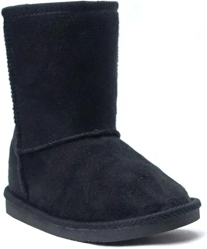 Miniatura 3 de REDVOLUTION Botas de nieve clásicas para niños, botas de piel sintética para exteriores (niños grandes)
