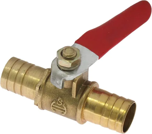 Miniatura 6 de Bonsicoky - 4 válvulas de bola de agua de latón de 1/2 pulgada de diámetro de manguera de cierre de manguera de manguera de púas conector conector