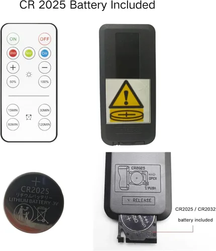 Miniatura 9 de Neporal MagicGlow - Bombillas recargables con control remoto, funciona con pilas, no necesita tomacorriente, alimentadas por USB, inalámbricas