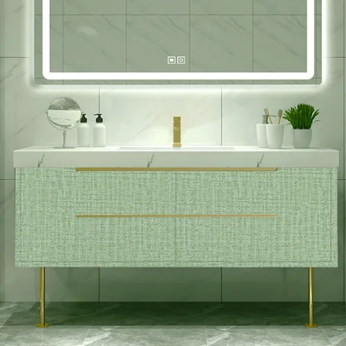 Miniatura 7 de TANONE Papel de Contacto Despegar y Pegar (15.8in x 197in), Papel Tapiz de Tela de Hierba Autoadhesivo Removible, Papel de Pared de Tela de Lino