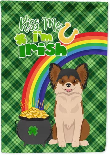 Miniatura 29 de Caroline's Treasures WDK4731GF - Bandera decorativa para jardín del día de San Patricio, color negro y tostado, Airedale Terrier, para jardín