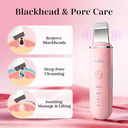 Miniatura 2 de GUGUG Exfoliador de Piel Espátula Facial Espátula para la Piel Limpiador de Poros Herramientas Removedoras de Puntos Negros para Limpieza Profunda