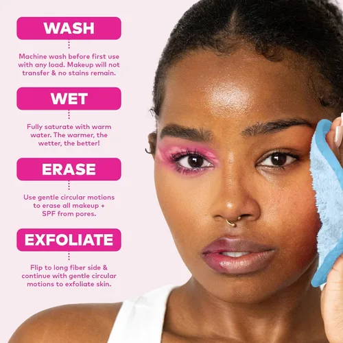 Miniatura 7 de The Original MakeUp Eraser PRO, Effortlessly Remove All Makeup Using Only Water, Including Waterproof Mascara, Eyeliner, Foundation, Lipstick